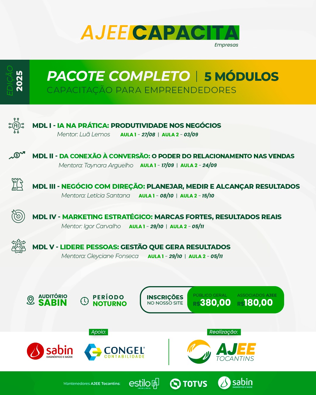 AJEE Capacita – Empresas 3º Edição
